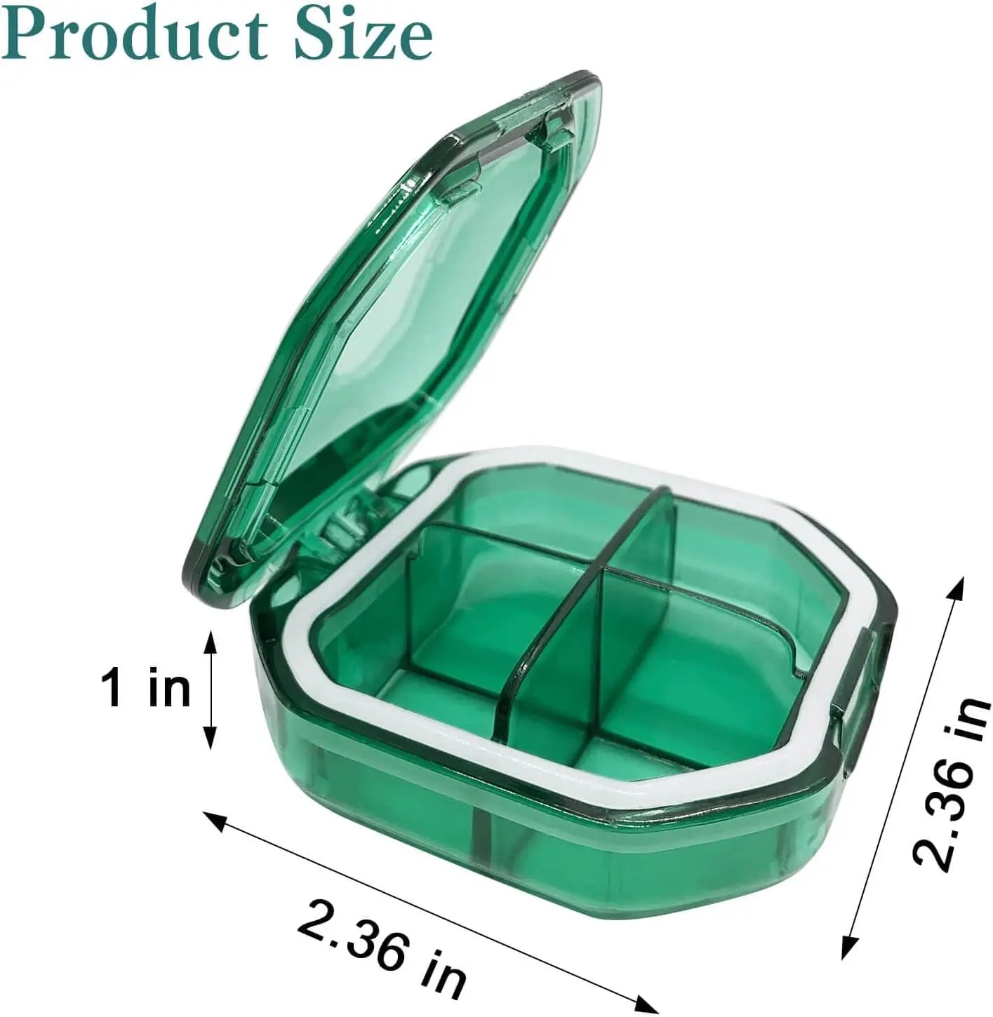 Doodad Co. 7-Day Travel Pill Organizer (2pc)