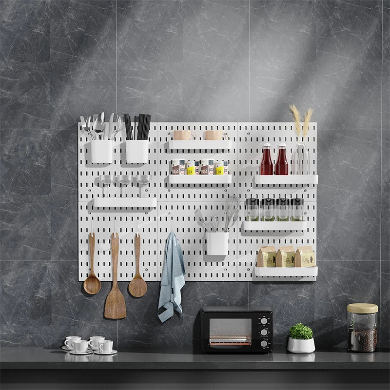 Doodad Co. DIY Pegboard Wall Shelf — Customizable, Hanging Display