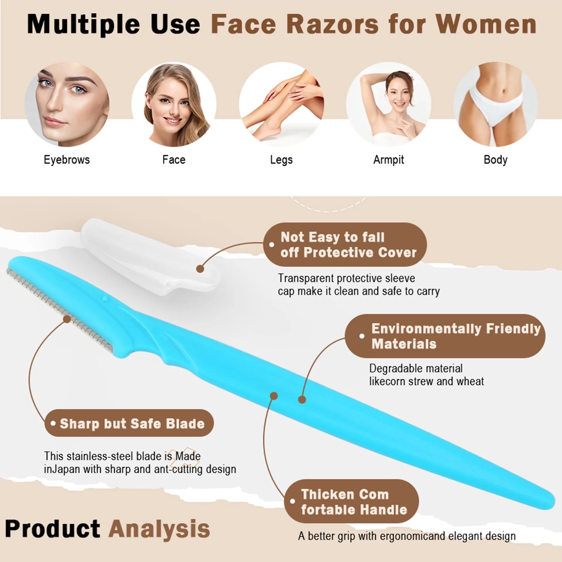 Doodad Co. Eyebrow Razor Set