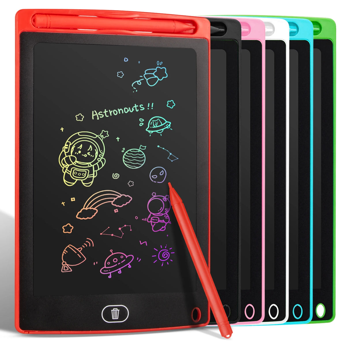 Doodad Co. Kids LCD Drawing Tablet — Rechargeable, Erasable Screen