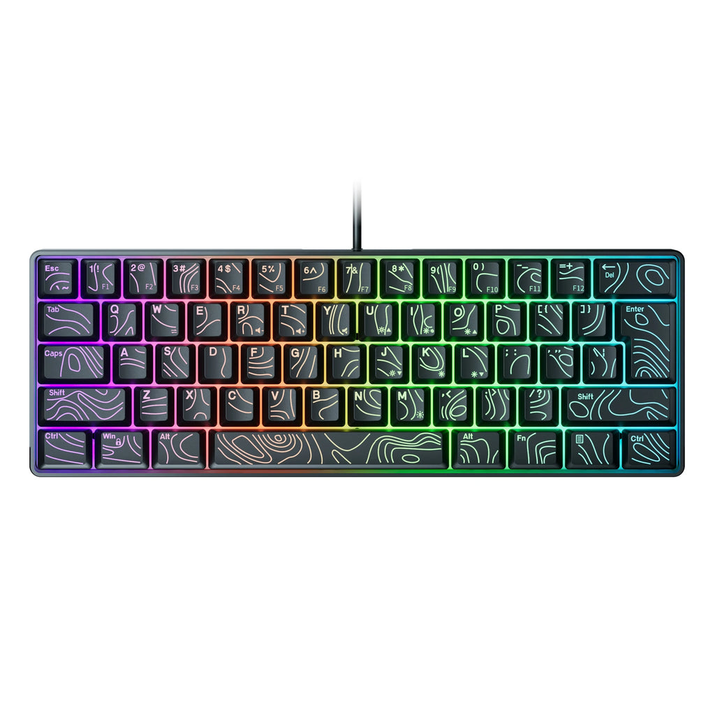 Doodad Co. 60% RGB Gaming Keyboard — Compact Backlit Layout