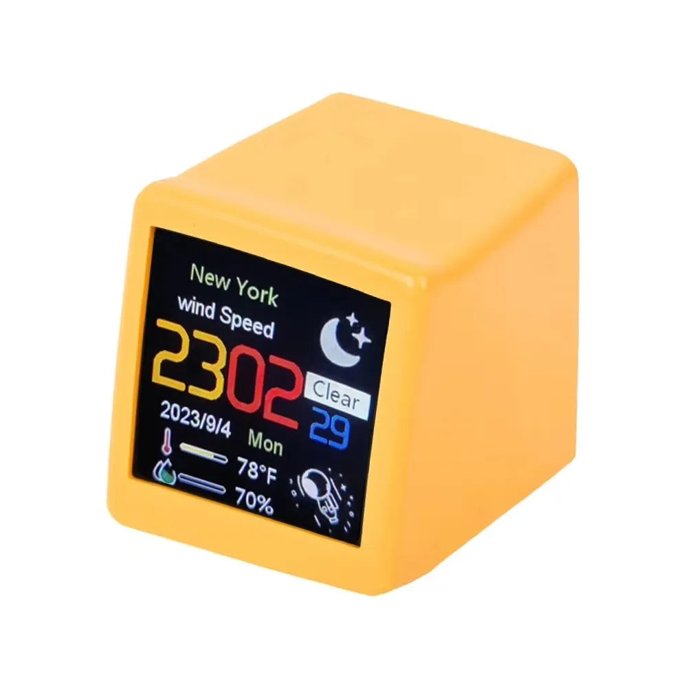 Doodad Co. Smart Desktop Weather Station — Temperature, Humidity & Time Display