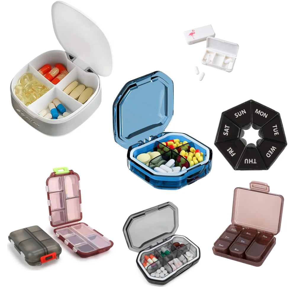 Doodad Co. 7-Day Travel Pill Organizer (2pc)