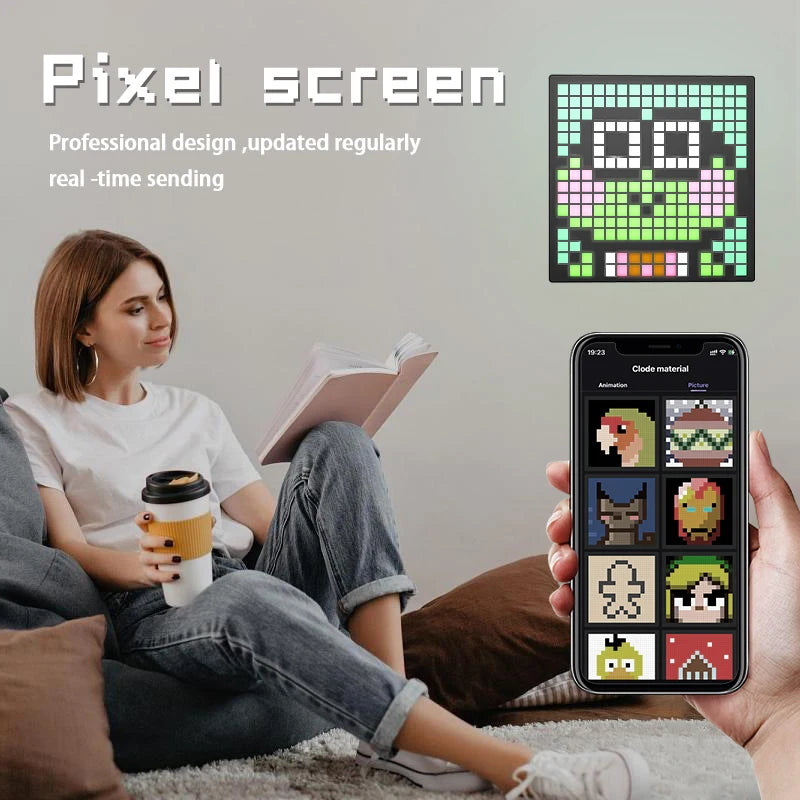 Doodad Co. RGB Pixel Art Display — App-Controlled Custom Animation Panel