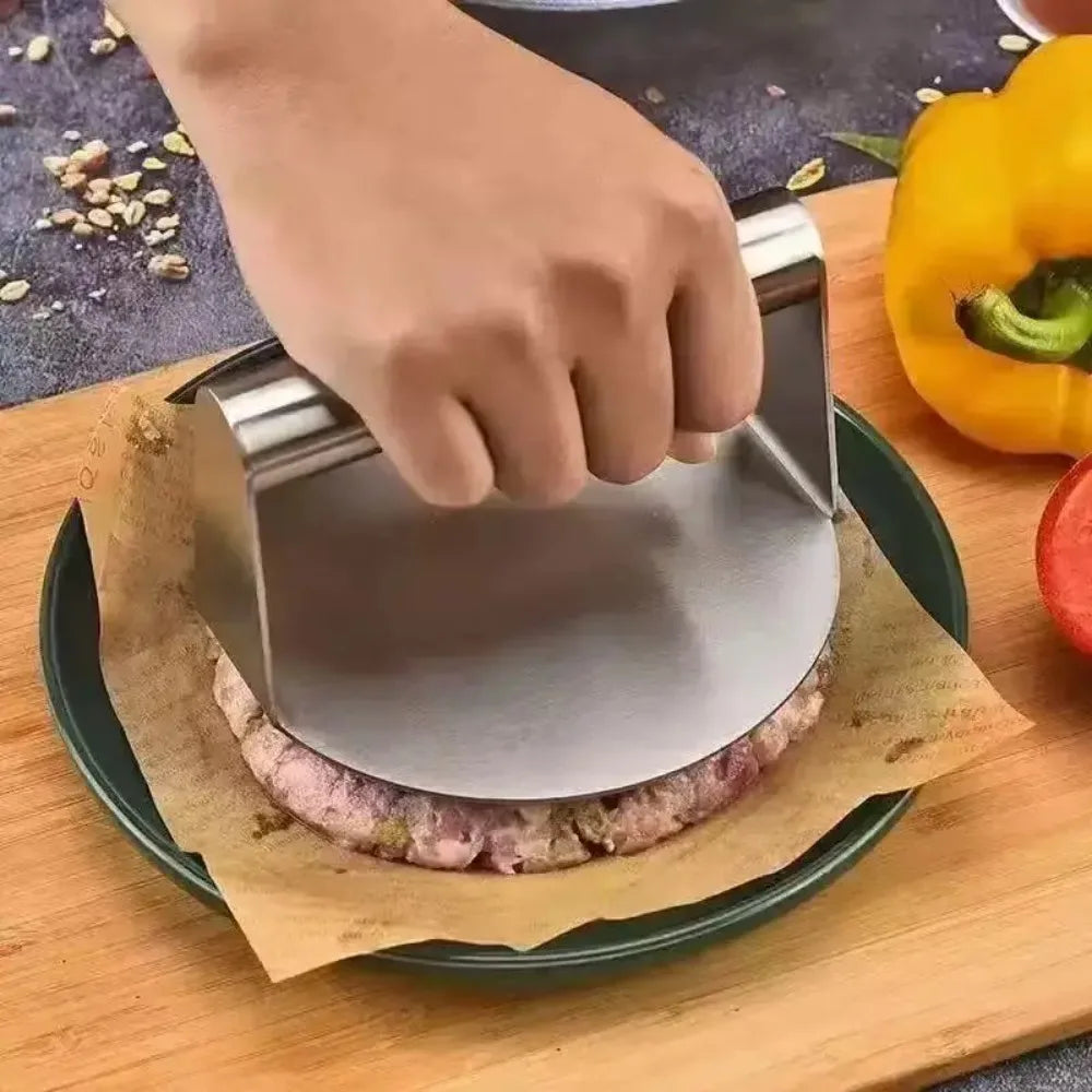 Doodad Co. Burger Patty Press — Stainless Steel, Uniform Shaping