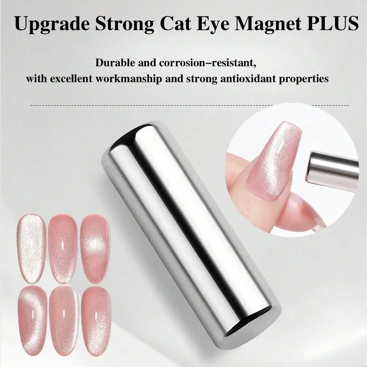Doodad Co. Cat Eye Magnetic Nail Pen — 3D Effect, Strong Magnet