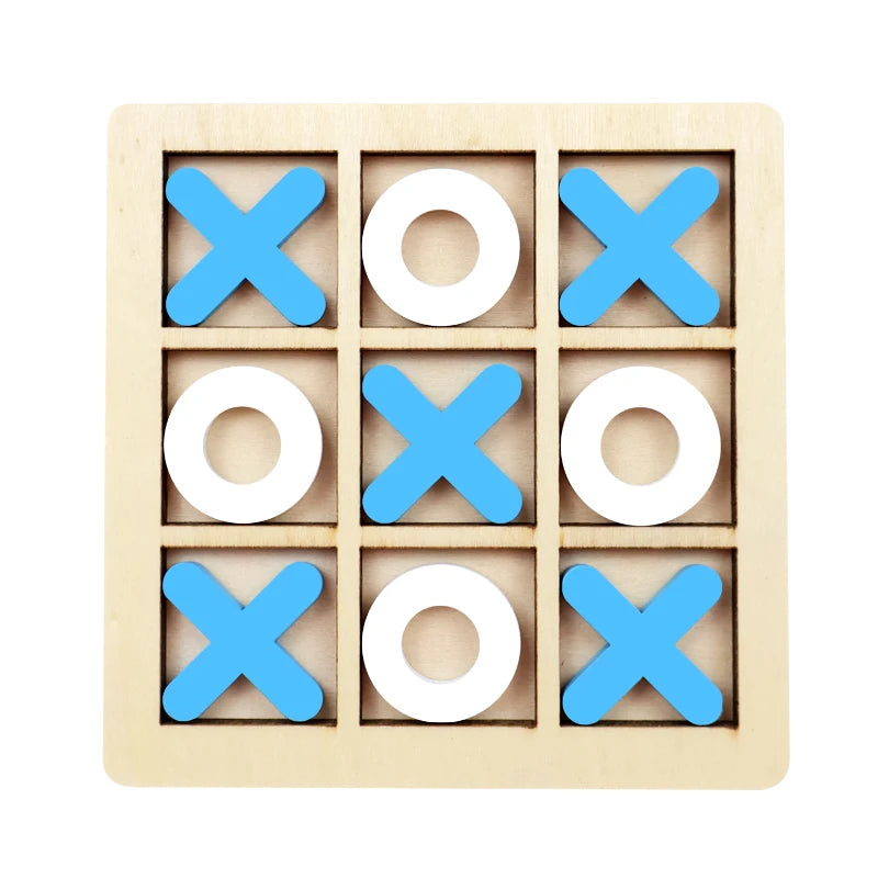 Doodad Co. Montessori Wooden Chess Set — Brain-Training, Educational Toy