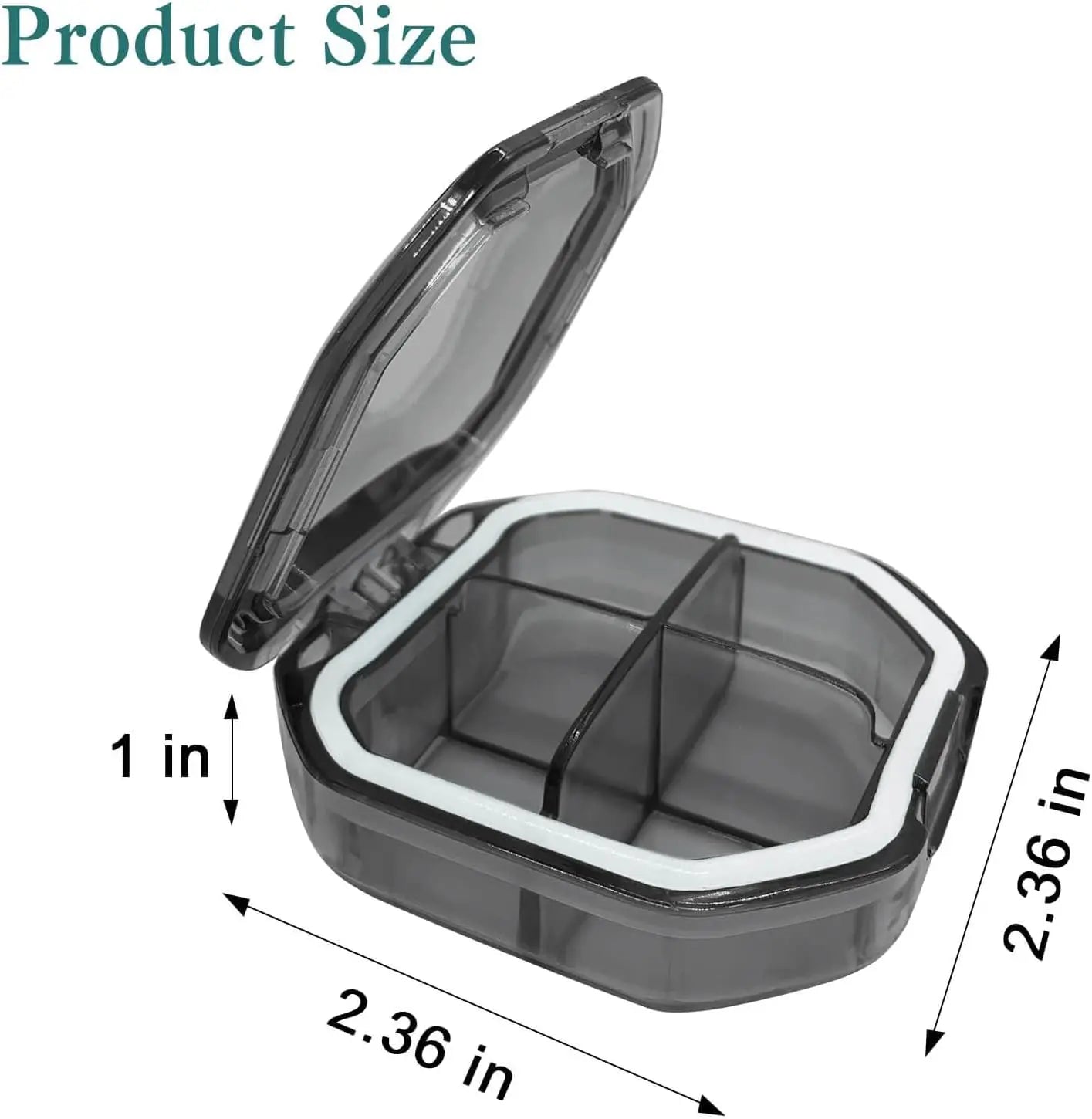 Doodad Co. 7-Day Travel Pill Organizer (2pc)