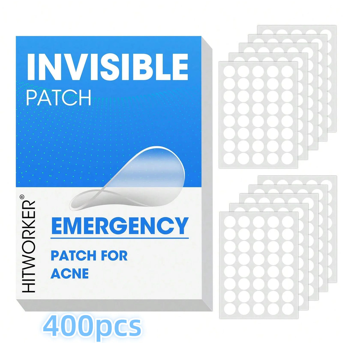 Doodad Co. Acne Patch Stickers — Invisible, Multi-Pack