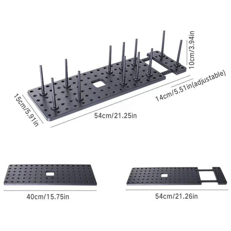 Doodad Co. Telescopic Dish Rack — Adjustable, Drainage Design