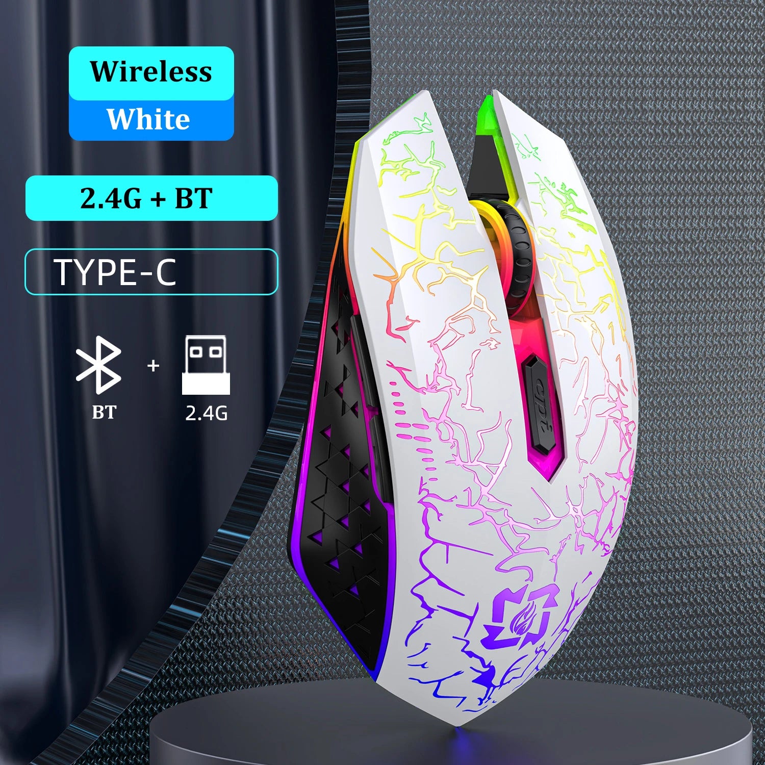 Doodad Co. Dual-Mode RGB Wireless Mouse