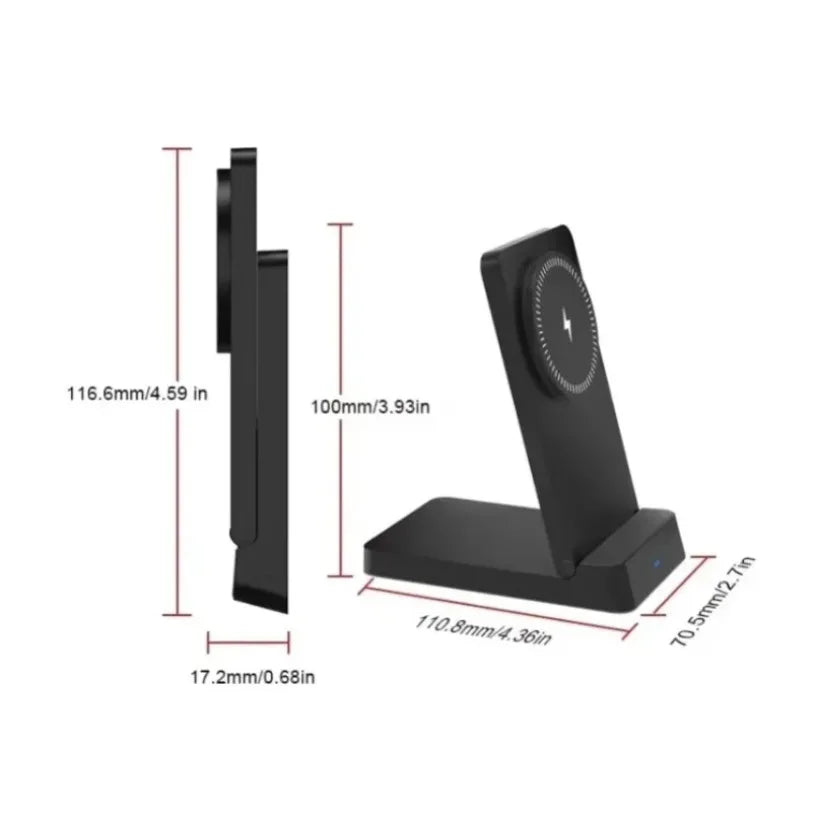 Doodad Co. Foldable MagSafe Wireless Charger Stand — 15W Fast Charging