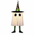 Doodad Co. Luminous Witch Ghost Lights — LED Hanging Pendant, 3-Pack