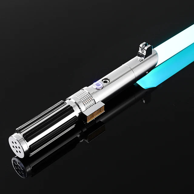 Doodad Co. LED Lightsaber Toy — RGB Color-Changing, Metal Handle