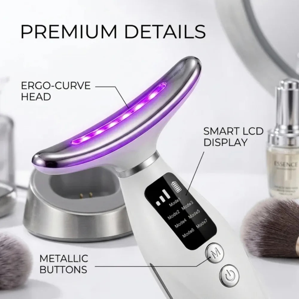 Doodad Co. LED Facial Massager — Photon Therapy, Heat & Vibration