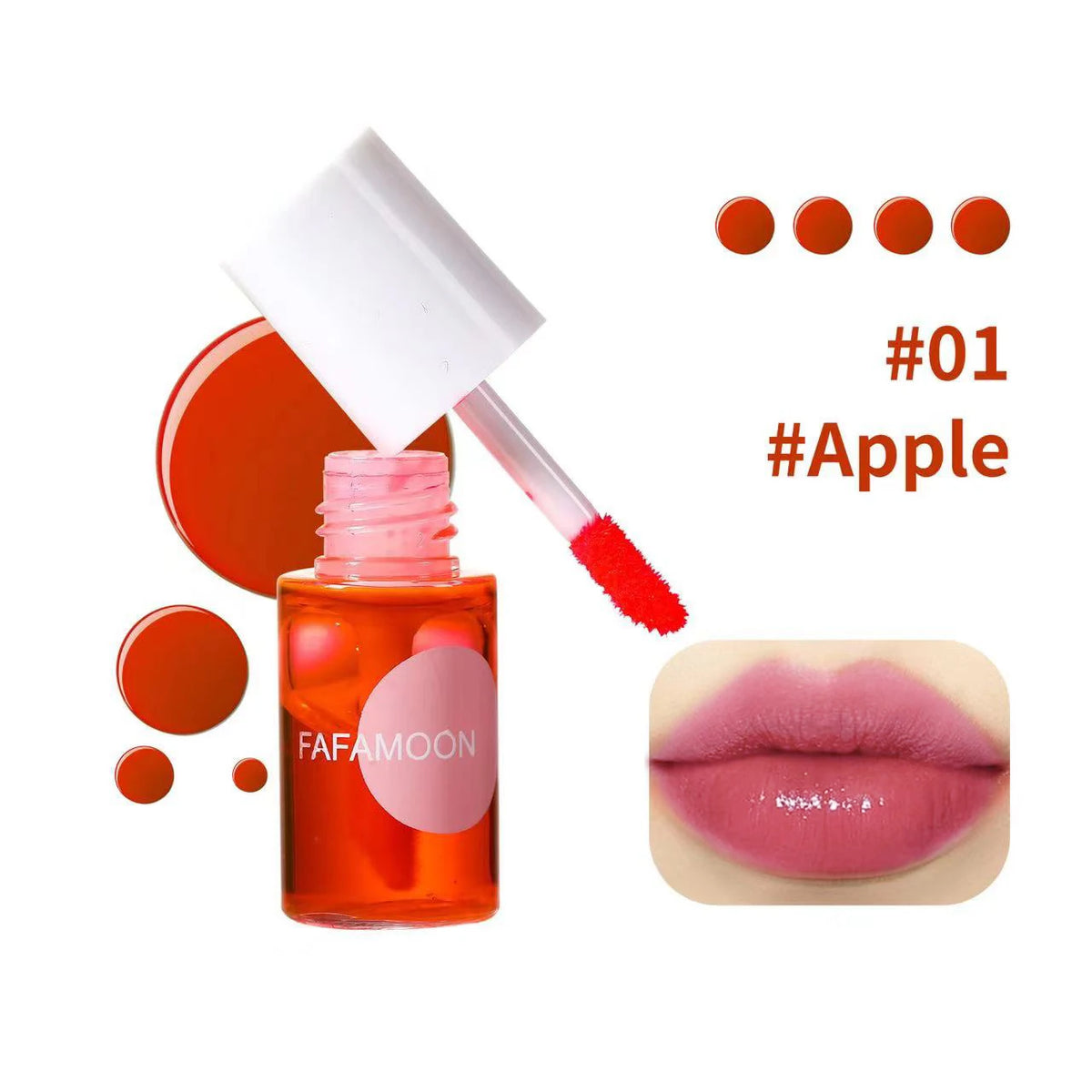 Doodad Co. Fruity Lip Tint Set — Waterproof, 4-Color Set