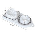 Doodad Co. Multifunctional Egg Slicer — Stainless Steel, 2-in-1 Cutter