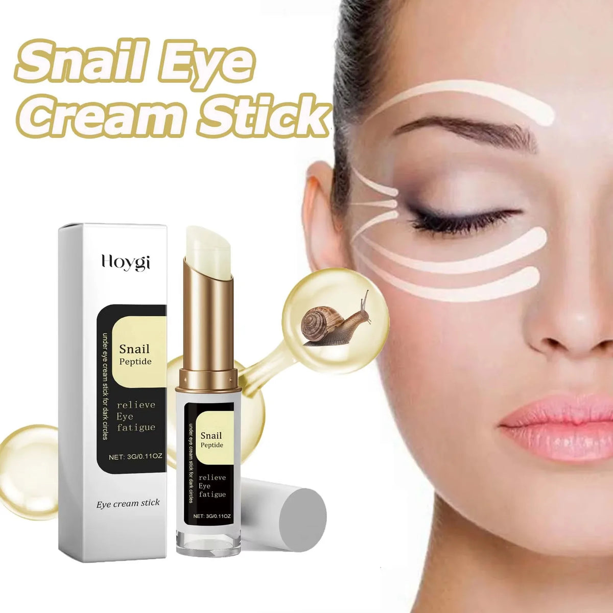 Doodad Co. Snail Collagen Eye Cream — Firming, Dark Circle Reducing