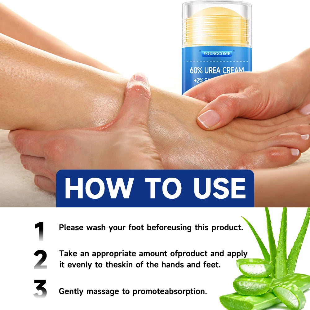 Doodad Co. Urea Foot Cream — Maximum Strength, Hyaluronic Acid Formula