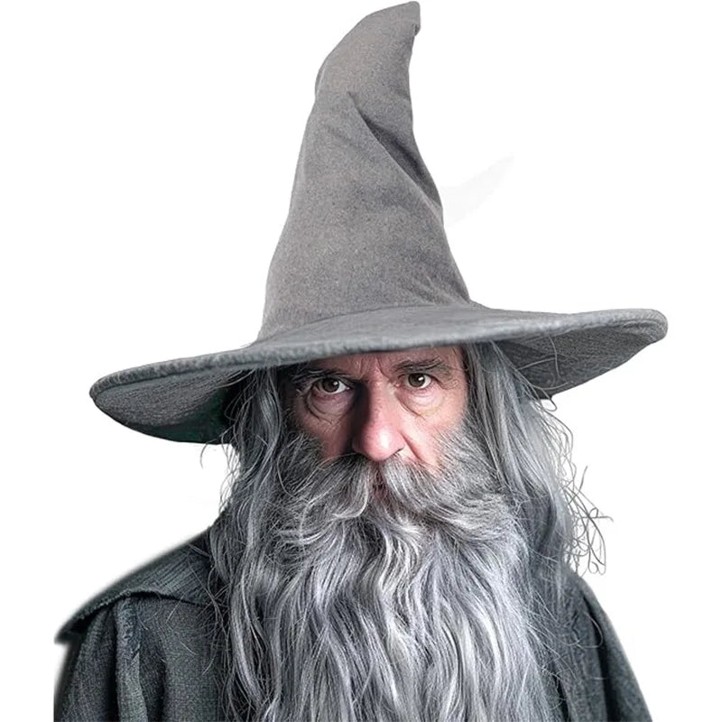 Doodad Co. Velvet Witch Hat — Twist Design, Halloween Costume Accessory