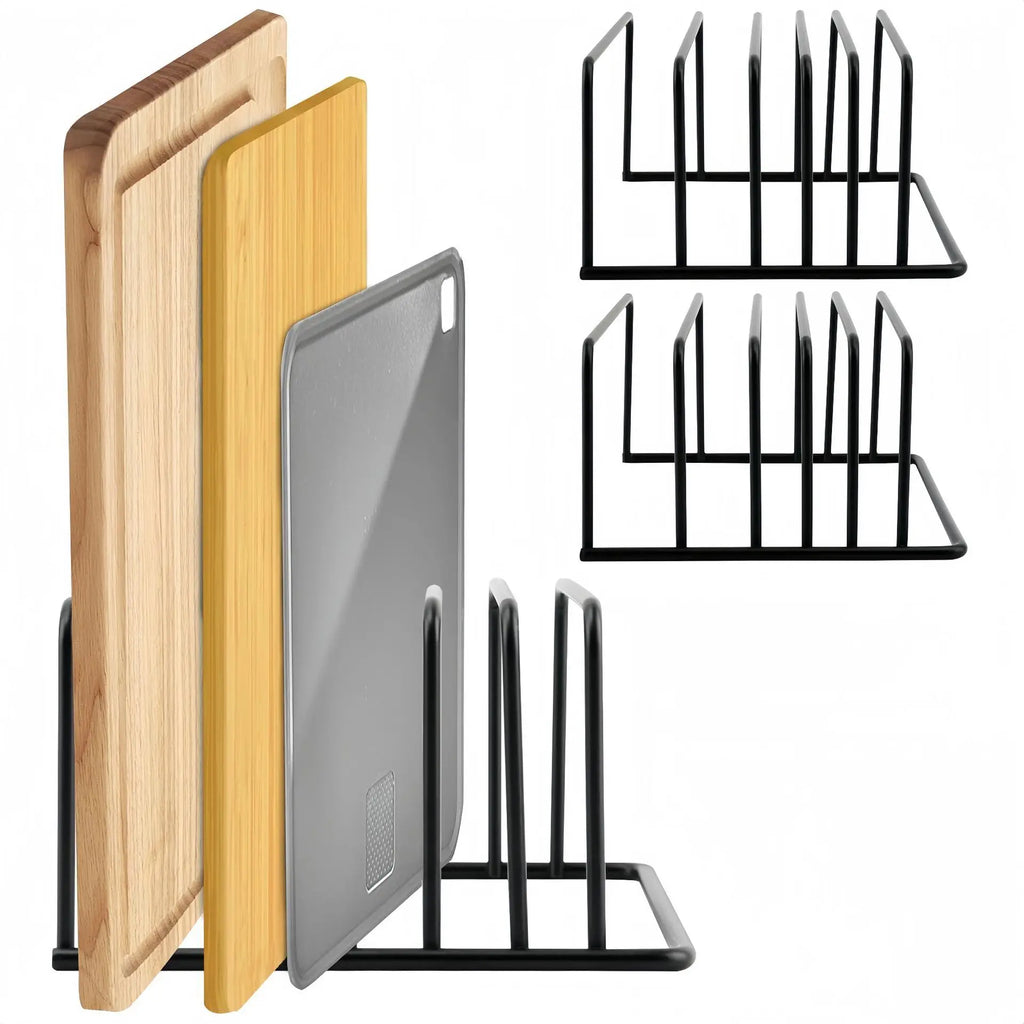 Doodad Co. Cutting Board Rack — 5-Tier, Carbon Steel Construction