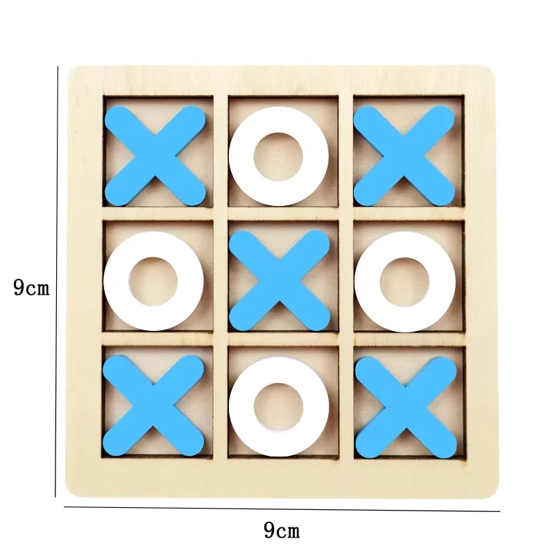 Doodad Co. Montessori Wooden Chess Set — Brain-Training, Educational Toy