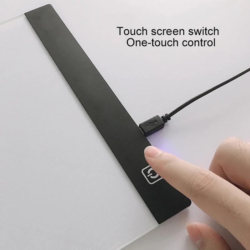 Doodad Co. LED Tracing Light Pad — 3-Level Dimmable, Drawing Board