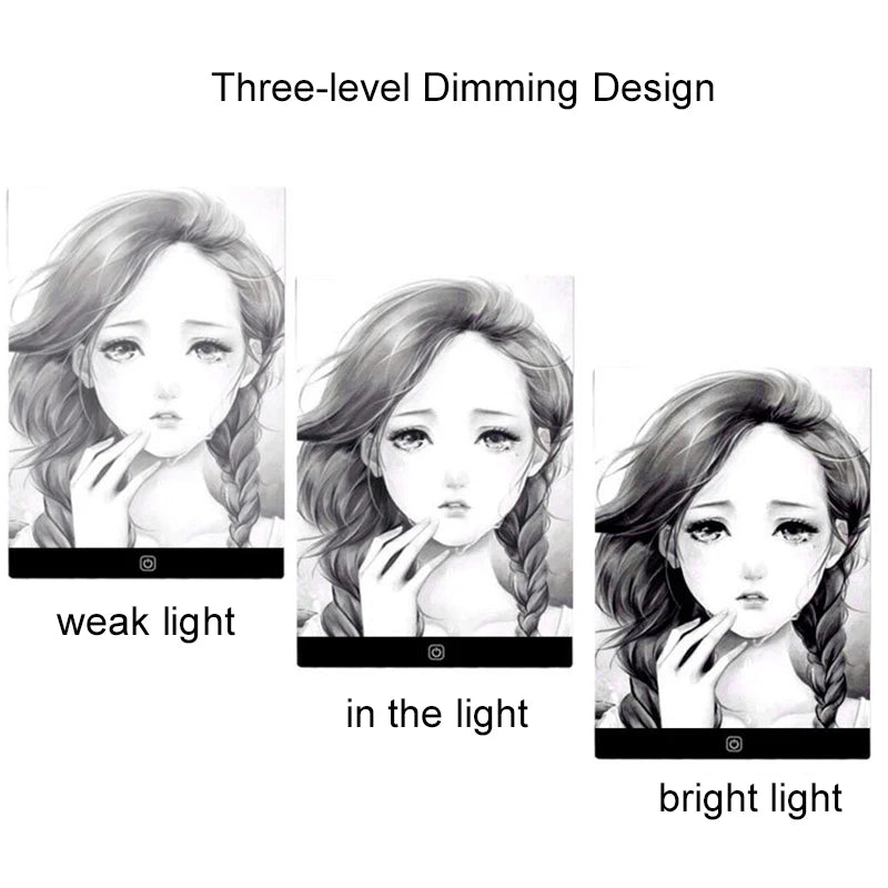 Doodad Co. LED Tracing Light Pad — 3-Level Dimmable, Drawing Board