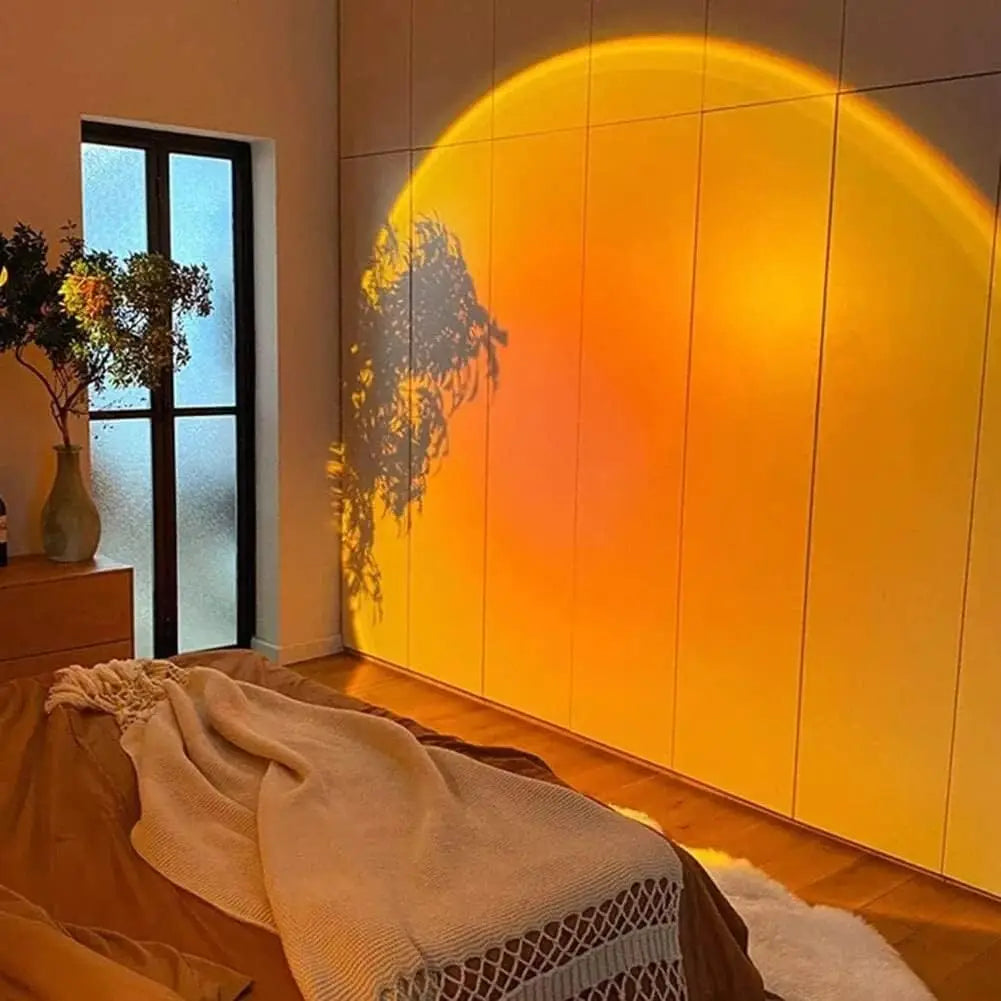 Doodad Co. Sunset Projection Lamp — Rotatable Ambient Light