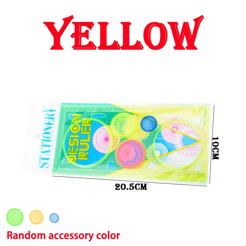 Doodad Co. Spirograph Drawing Set — Educational, Multiple Stencils