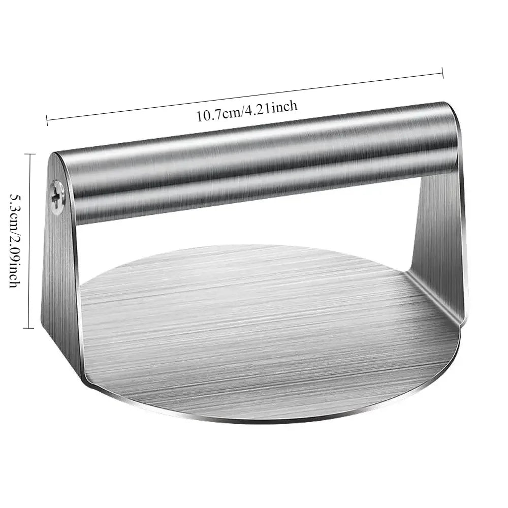 Doodad Co. Burger Patty Press — Stainless Steel, Uniform Shaping