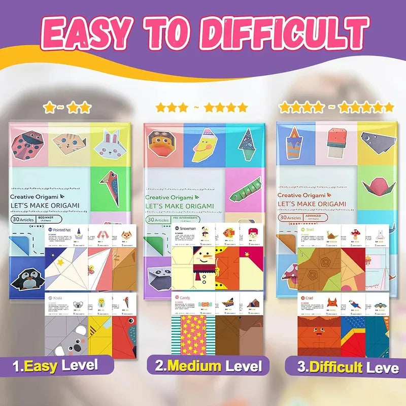 Doodad Co. Origami Craft Kit — Beginner-Friendly, With Guide Book