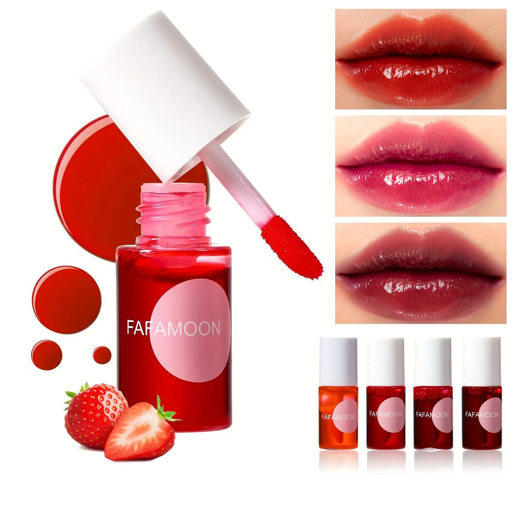 Doodad Co. Fruity Lip Tint Set — Waterproof, 4-Color Set