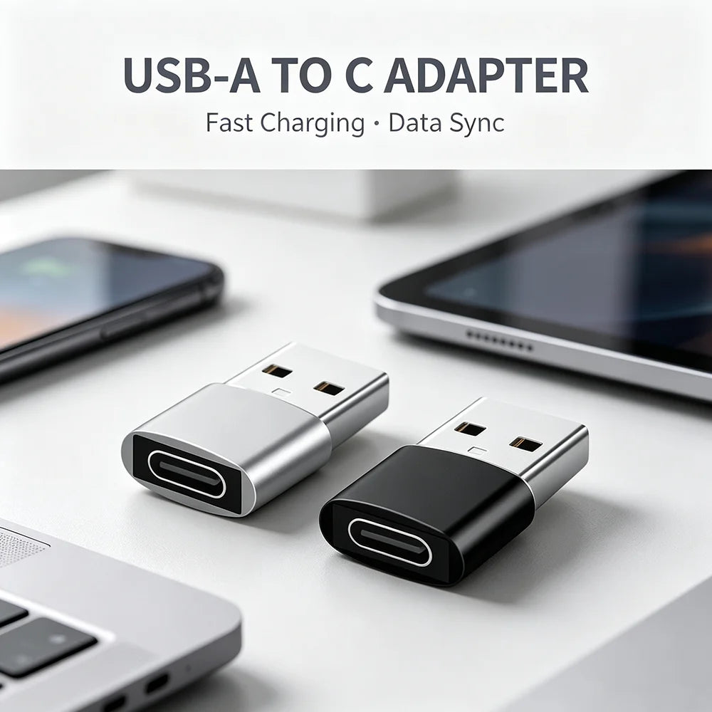Doodad Co. USB-C OTG Adapter — 2-Pack, Multi-Device Compatible
