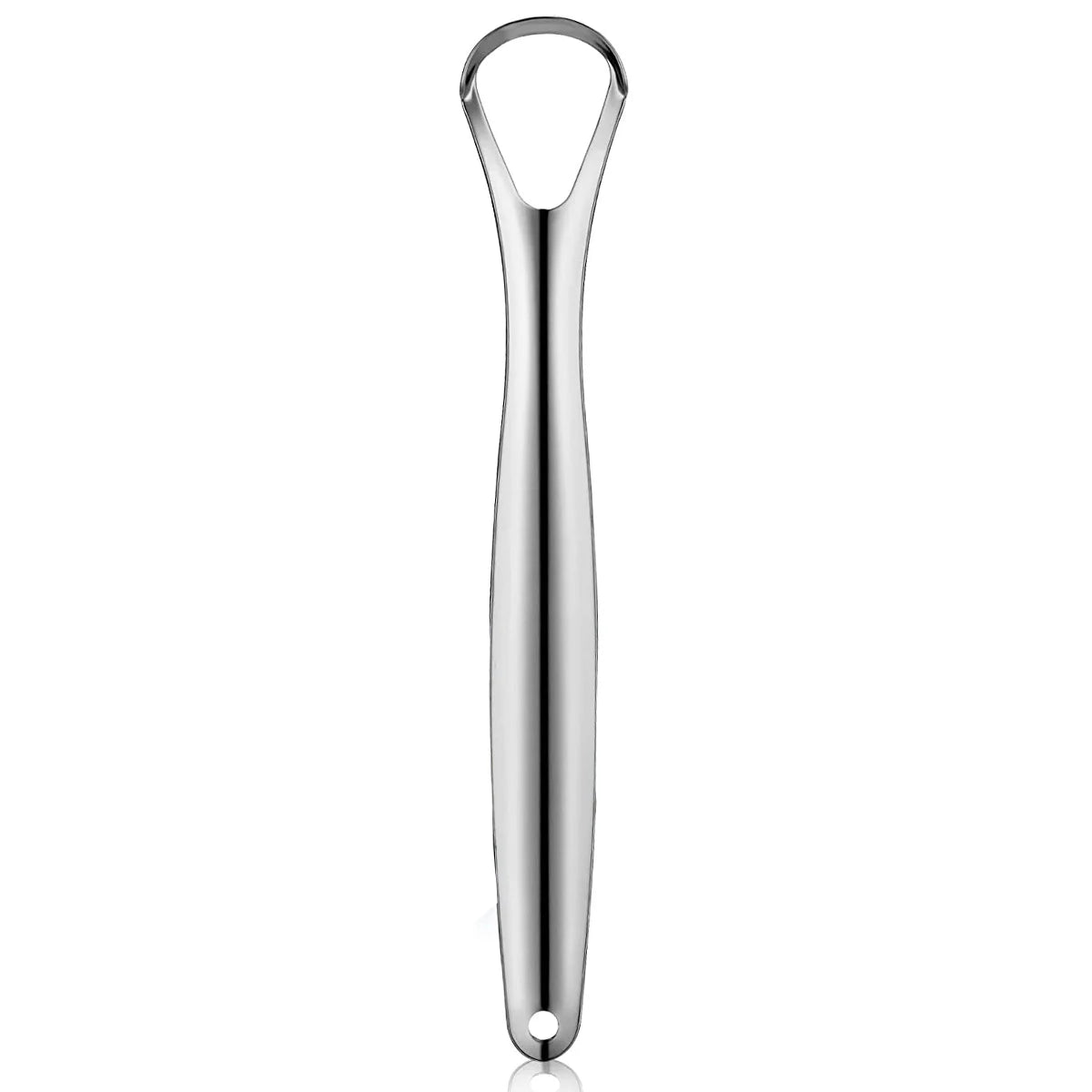 Doodad Co. Metal Tongue Scraper — Stainless Steel, Portable Design