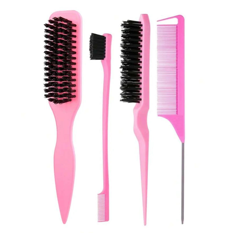 Doodad Co. Edge Control Hair Brush — Slick Back Bristles, Flyaway Control