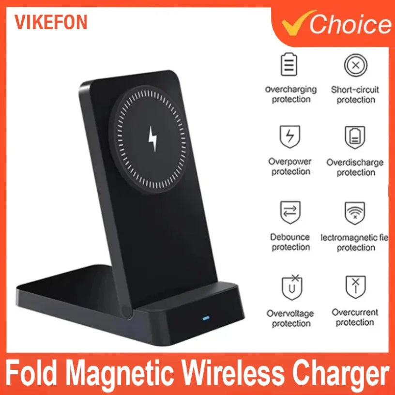 Doodad Co. Foldable MagSafe Wireless Charger Stand — 15W Fast Charging