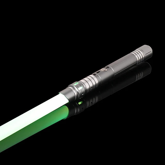 Doodad Co. LED Lightsaber Toy — RGB Color-Changing, Metal Handle