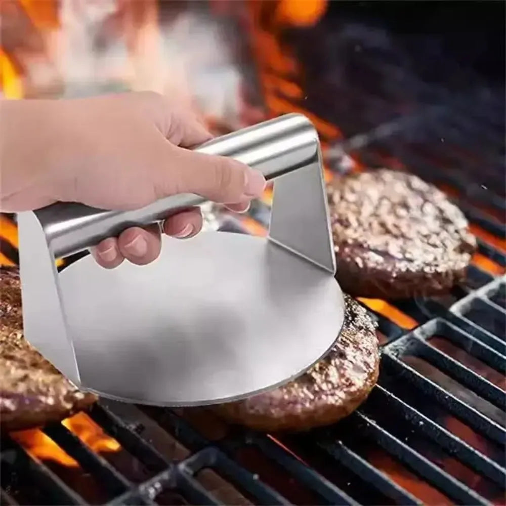 Doodad Co. Burger Patty Press — Stainless Steel, Uniform Shaping