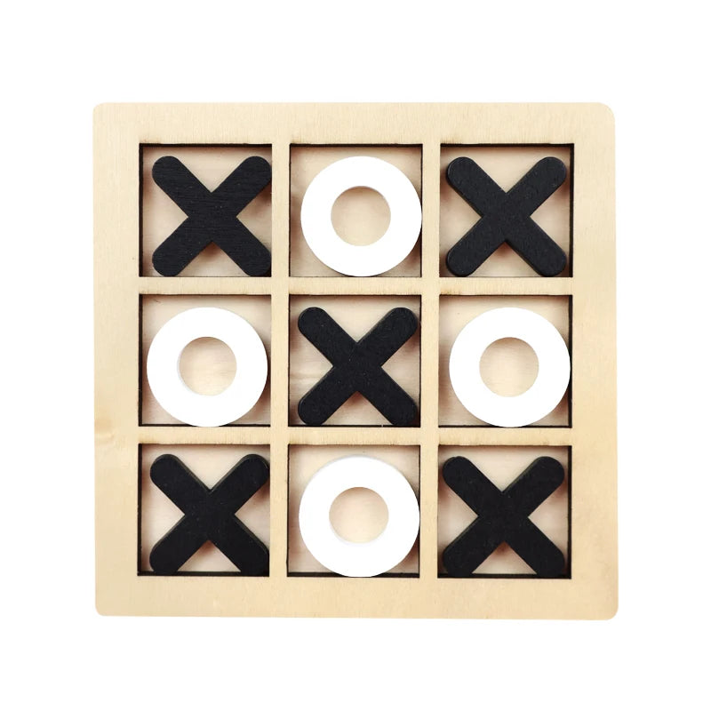 Doodad Co. Montessori Wooden Chess Set — Brain-Training, Educational Toy
