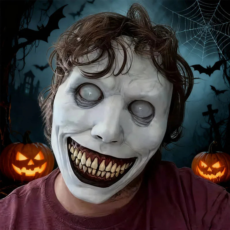 Doodad Co. Horror Full-Face Mask — Realistic Spooky Detail, Haunted House Ready