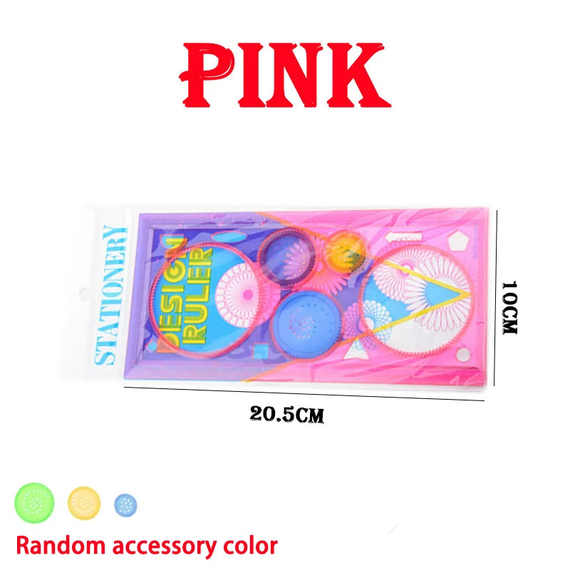 Doodad Co. Spirograph Drawing Set — Educational, Multiple Stencils
