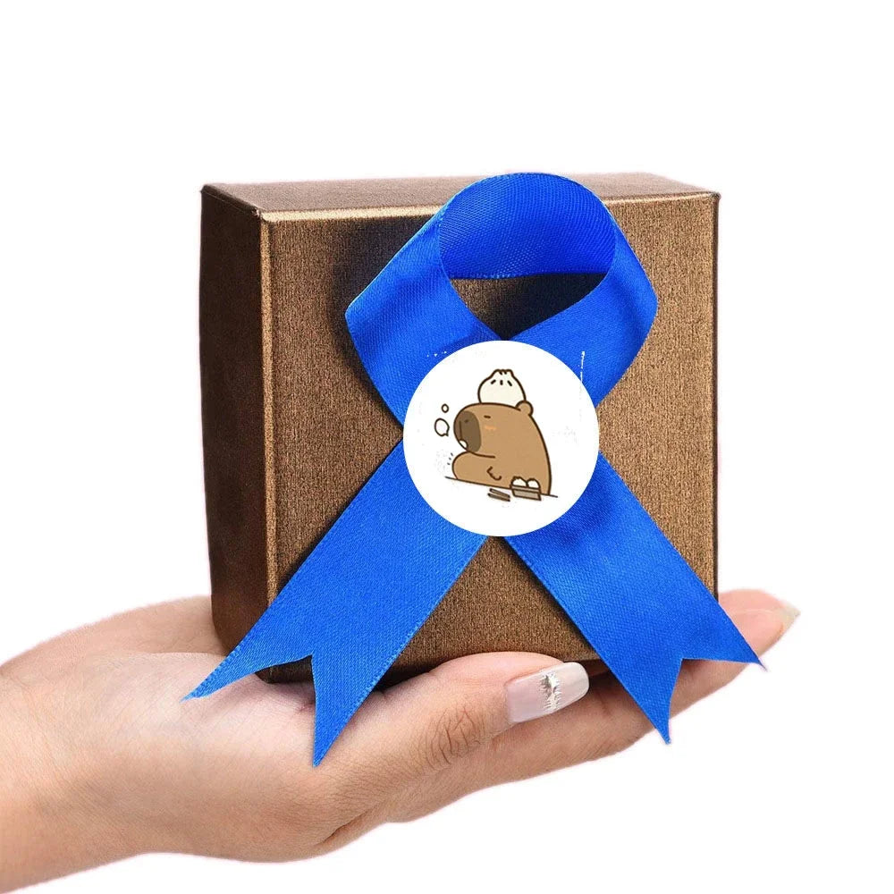 Doodad Co. Capybara Sticker Roll — Waterproof, 500-Piece Set