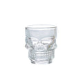 Doodad Co. Skull Shot Glass — Crystal-Clear Cup, Party Bar Essential