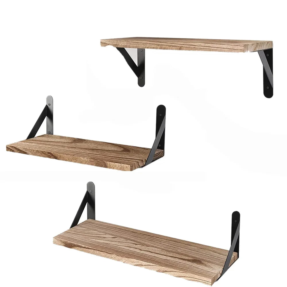 Doodad Co. Floating Wall Shelves — Wooden, Multi-Room Storage