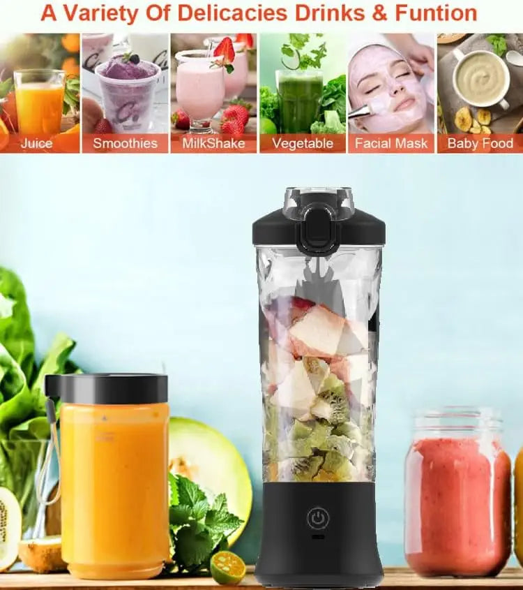 Doodad Co. Portable Blender — Self-Cleaning, 20oz Cup