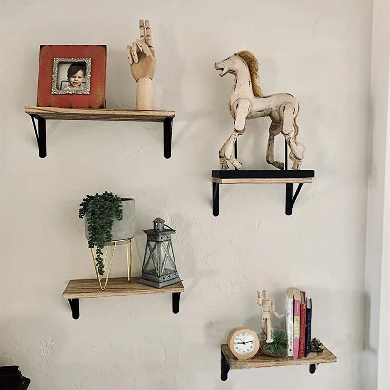 Doodad Co. Floating Wall Shelves — Wooden, Multi-Room Storage