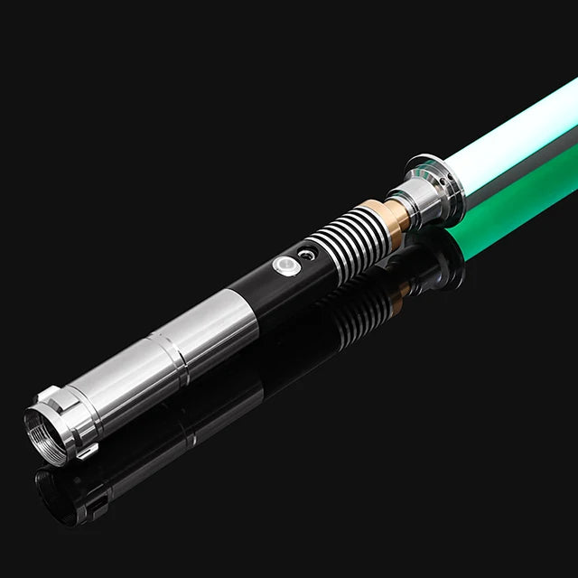 Doodad Co. LED Lightsaber Toy — RGB Color-Changing, Metal Handle
